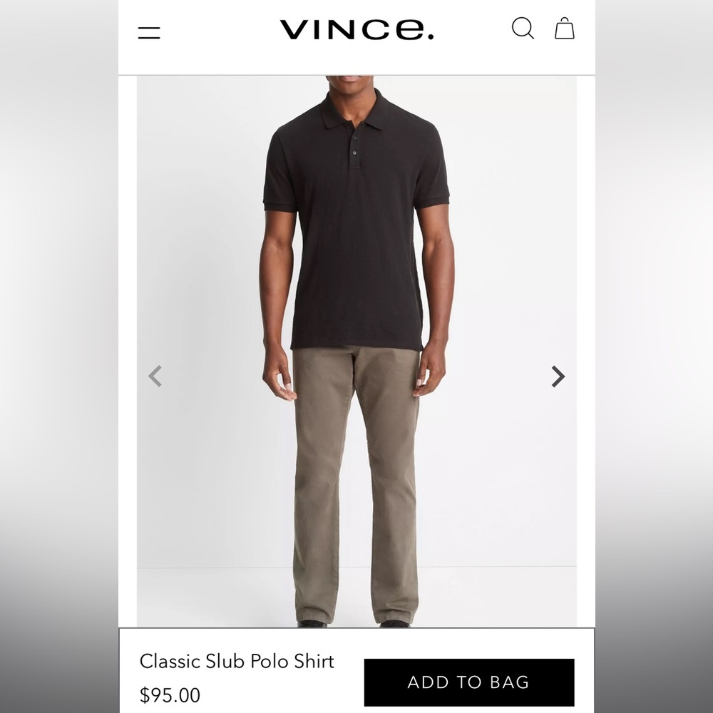 NWT VINCE POLO